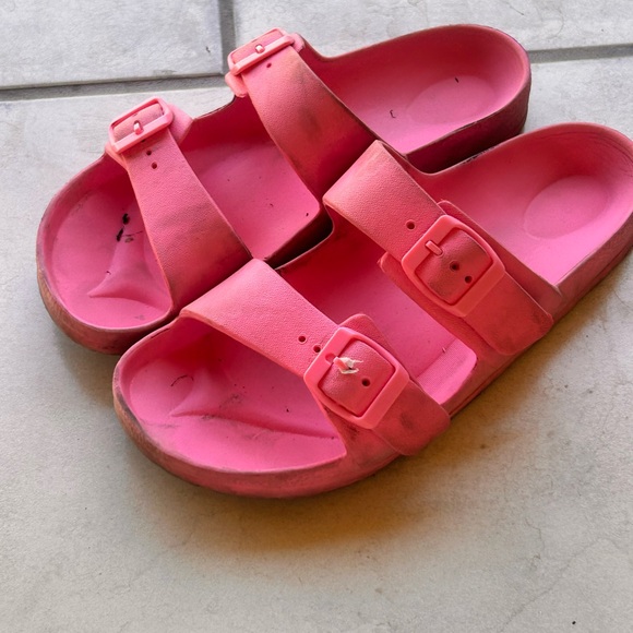 Pink Double Strap Sandals - Picture 7 of 9